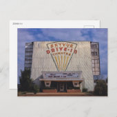 スカイビュードライブインシアター、ドタン、アラバマ ポストカード (正面/裏面)