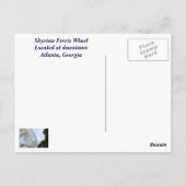 スカイビューフェリスホイールアトランタジョージア ポストカード (裏面)