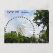 スカイビューフェリスホイールアトランタジョージア ポストカード (正面)