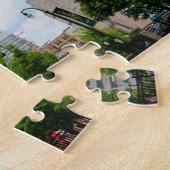 スカイビューフェリスホイールグルジア。クリスマスグリーティング ジグソーパズル (側面)