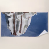 スカイフォトでおいしいアイスクリーム ビーチタオル (正面)
