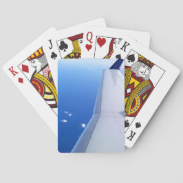 スカイフォトの飛行機の翼 トランプ