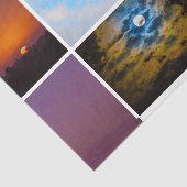 スカイフォトサンセットスカイクラウドフルムーンパープル 薄葉紙 (詳細)