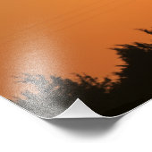 スカイフォト付きカンザスウィンドミルシルエットサンセット フォトプリント            (角)