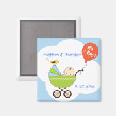 スカイブパーソナライズされたルーマグネットの少年 マグネット (正面/裏面)