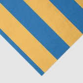 スカイブルーと暖黄ストライプ色 薄葉紙 (詳細)