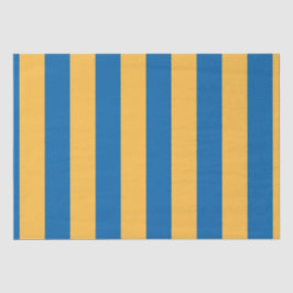 スカイブルーと暖黄ストライプ色 薄葉紙