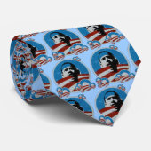 スカイブルーのオバマの首のタイ ネクタイ (ロール)