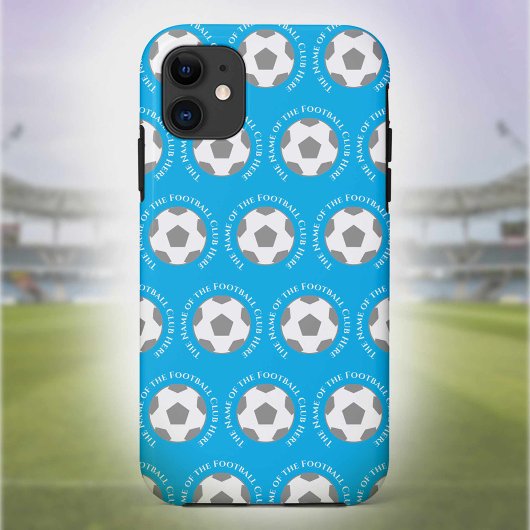 スカイブルーのサッカーチーム Case-Mate iPhoneケース