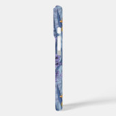 スカイブルーのニワトリとヒヤシンス Case-Mate iPhoneケース (裏面 / 左)