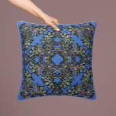 スカイブルーのバロック様式の豪華な枕 クッション