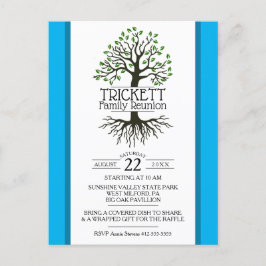 スカイブルーの系譜の家族会 インビテーションポストカード