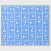 スカイブルーの謎 ラッピングペーパー (フラット)