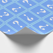 スカイブルーの謎 ラッピングペーパー (角)