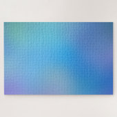 スカイブルーぼやけ《写真》ぼけ味グラデーシミニマルョ ジグソーパズル (横)