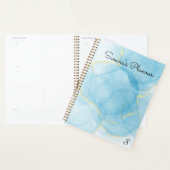 スカイブルーアルコールインクアー絵を描トプランナー プランナー手帳 (ディスプレー)