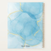 スカイブルーアルコールインクアー絵を描トプランナー プランナー手帳 (裏面)