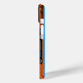 スカイブルーイエローヴィンテージ車 Case-Mate iPhoneケース (裏面 / 左)