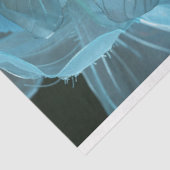 スカイブルーエレガントアフリカ女性ポートレートデコパージュ 薄葉紙 (詳細)