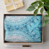 スカイブルーエレガントクリスタルマンダラ 薄葉紙 (ギフト)