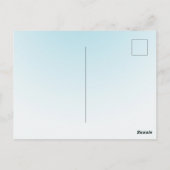 スカイブルーグラデーション ポストカード (裏面)