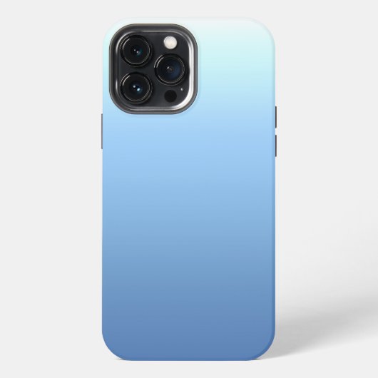 スカイブルーグラデーション iPhoneケース (裏面)