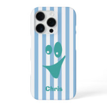 スカイブルーストライプミントのクールなスマイル