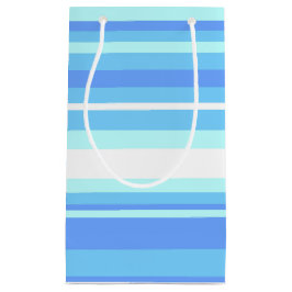 スカイブルーストライプ スモールペーパーバッグ