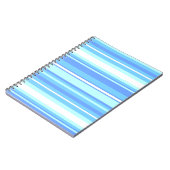 スカイブルーストライプ ノートブック (左側)