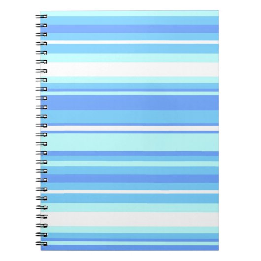スカイブルーストライプ ノートブック (正面)