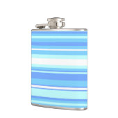 スカイブルーストライプ フラスク (左)