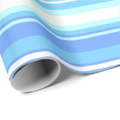 スカイブルーストライプ ラッピングペーパー (ロールコーナー)