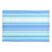 スカイブルーストライプ 枕カバー (裏面)