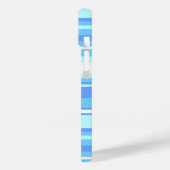 スカイブルーストライプ Case-Mate iPhoneケース (裏面 / 左)