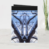 スカイブルーツリーデザインカード カード (裏面)