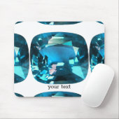 スカイブルートパーズクッションジェムストーン マウスパッド (マウス)