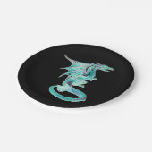 スカイブルードラゴン ペーパープレート (アングル)