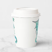 スカイブルードラゴン 紙コップ (左)