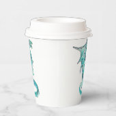 スカイブルードラゴン 紙コップ (右)