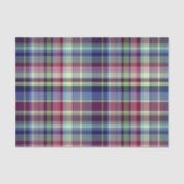 スカイブルーネイビーブルゴーニュ名門私立校風のピスタハマドラス 薄葉紙 (正面)