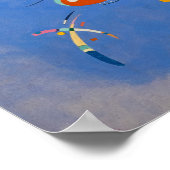 スカイブルーバイワッシリーカンディンスキー ポスター (角)