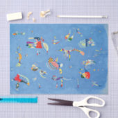 スカイブルーバイワッシリーカンディンスキー 薄葉紙 (クラフト)