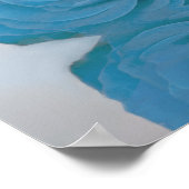 スカイブルーバラ20テーブ結婚ルのシーティングチャート ポスター (角)