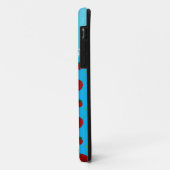 スカイブルーパーソナライズされたレッドトマトの名前 Case-Mate iPhoneケース (裏面/左)