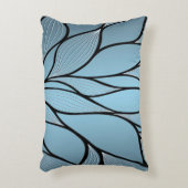 スカイブルーヒューズクリエイティブパターン アクセントクッション (正面(垂直))