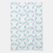 スカイブルーピンホイール キッチンタオル (縦)