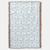 スカイブルーピンホイール スローブランケット (正面縦)