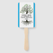 スカイブルーファミリーツリーファミリー懇親会 ハンドファン (裏面)