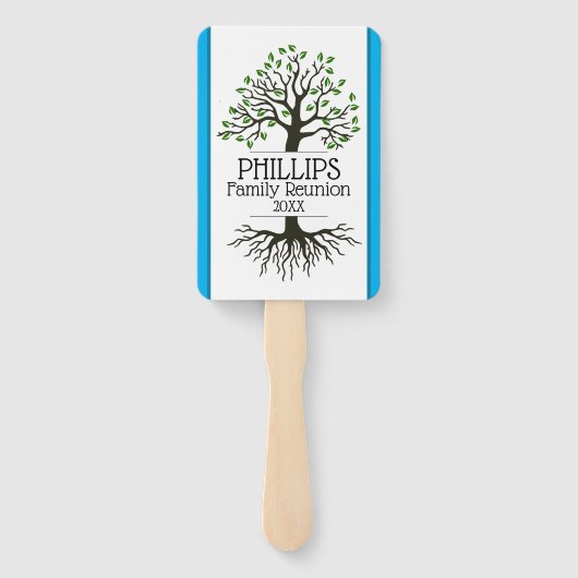 スカイブルーファミリーツリーファミリー懇親会 ハンドファン (裏面)