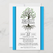 スカイブルーファミリーツリーファミリー懇親会 招待状 (正面)